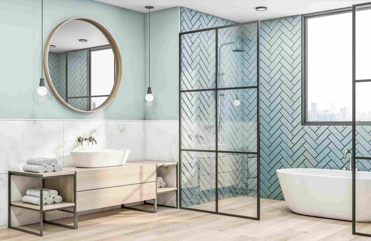Paneluxe wet-area vanity application