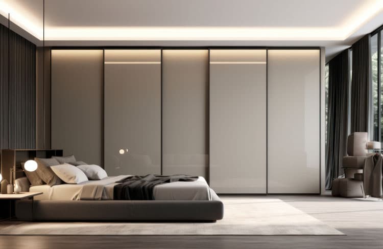 Tall wardrobe and shutter comparison image